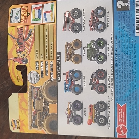 New Hot Wheels Monster Truck 5 Alarm - Picture 5 of 7